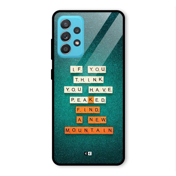 New Mountain Glass Back Case for Galaxy A52