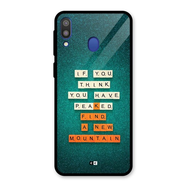 New Mountain Glass Back Case for Galaxy M20