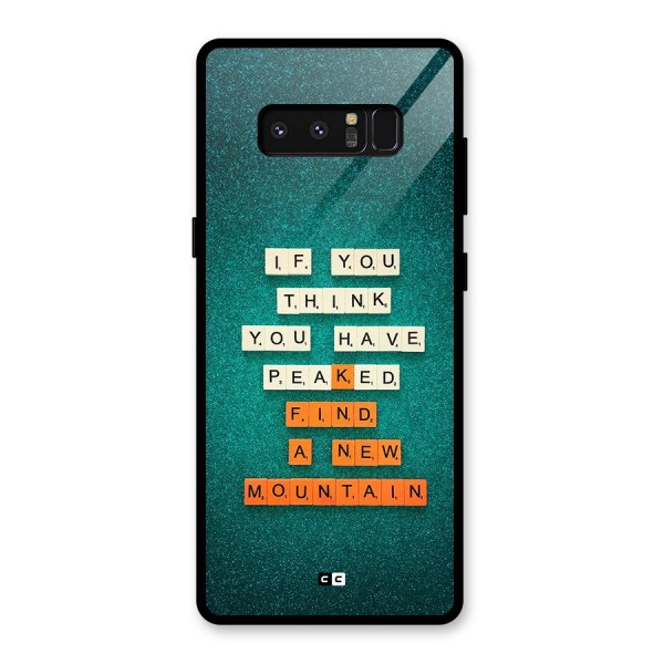 New Mountain Glass Back Case for Galaxy Note 8