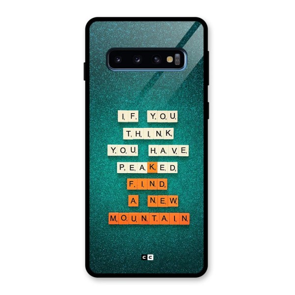 New Mountain Glass Back Case for Galaxy S10