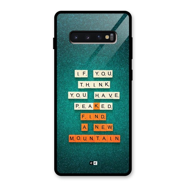 New Mountain Glass Back Case for Galaxy S10 Plus