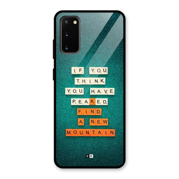 New Mountain Glass Back Case for Galaxy S20
