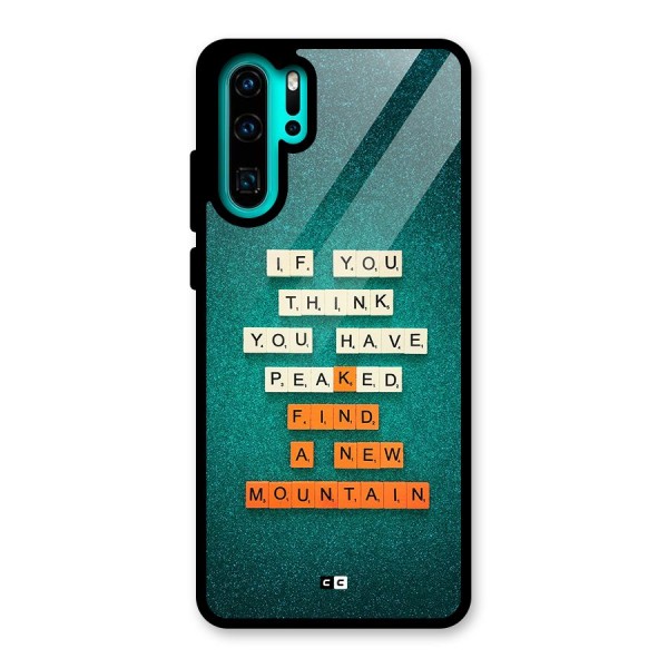 New Mountain Glass Back Case for Huawei P30 Pro