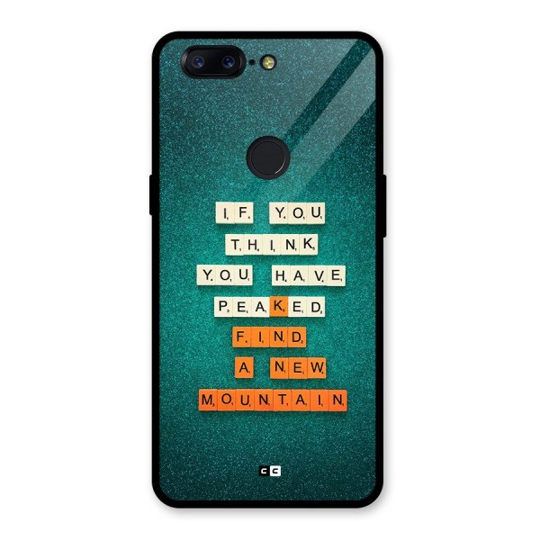 New Mountain Glass Back Case for OnePlus 5T