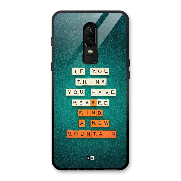 New Mountain Glass Back Case for OnePlus 6