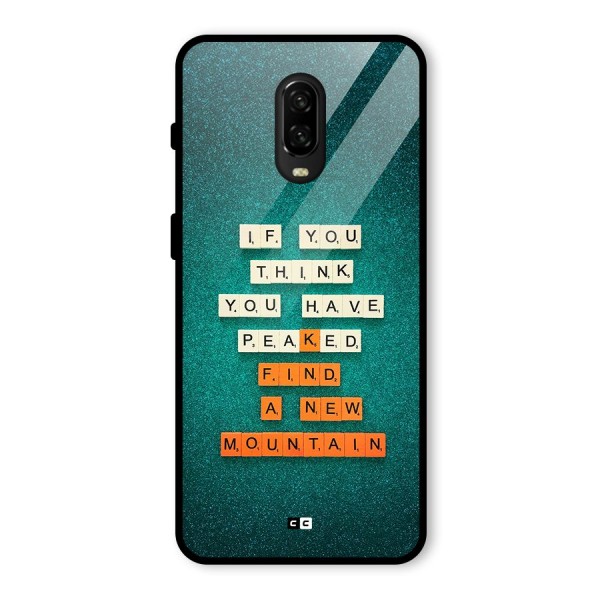 New Mountain Glass Back Case for OnePlus 6T