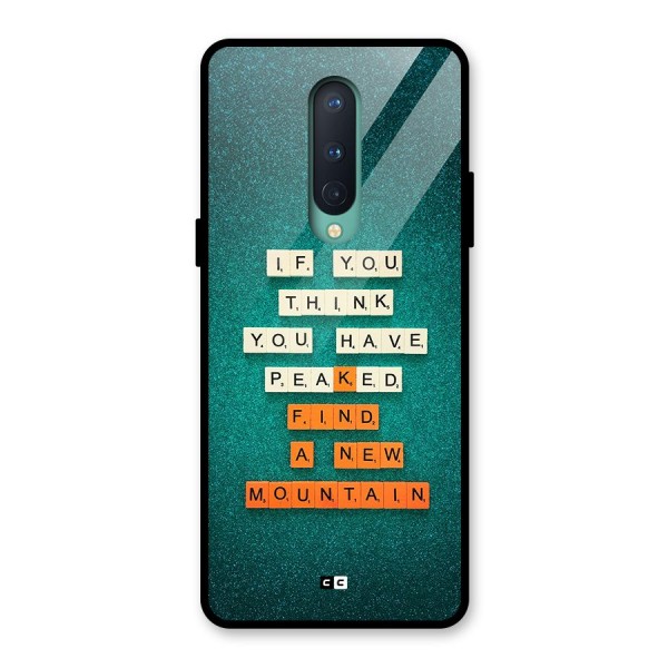 New Mountain Glass Back Case for OnePlus 8