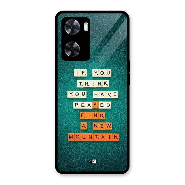 New Mountain Glass Back Case for Oppo A77