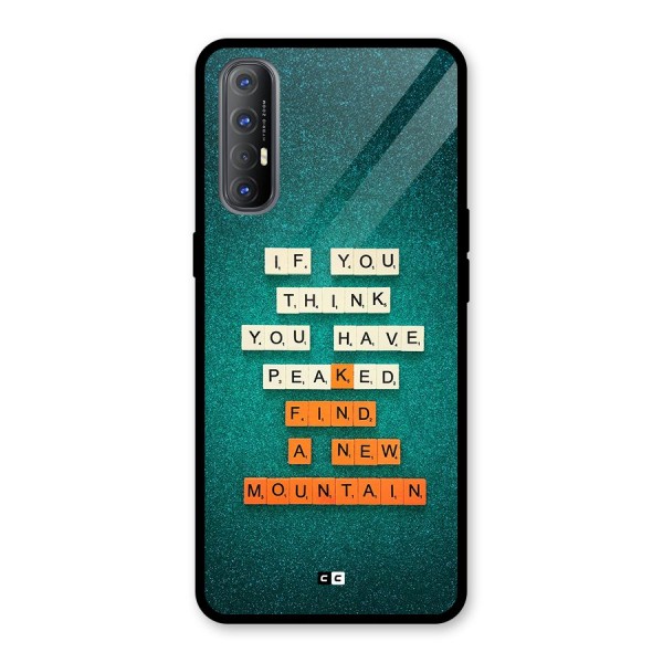 New Mountain Glass Back Case for Oppo Reno3 Pro