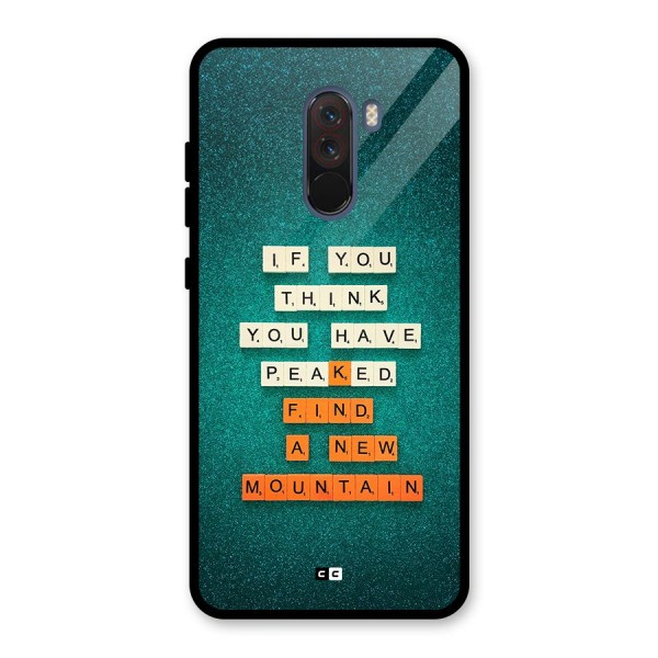 New Mountain Glass Back Case for Poco F1