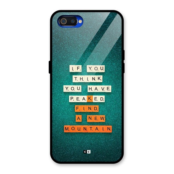 New Mountain Glass Back Case for Realme C2