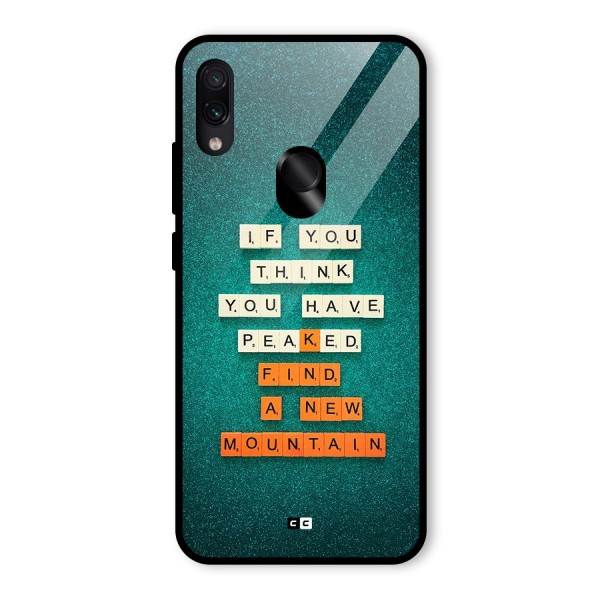 New Mountain Glass Back Case for Redmi Note 7
