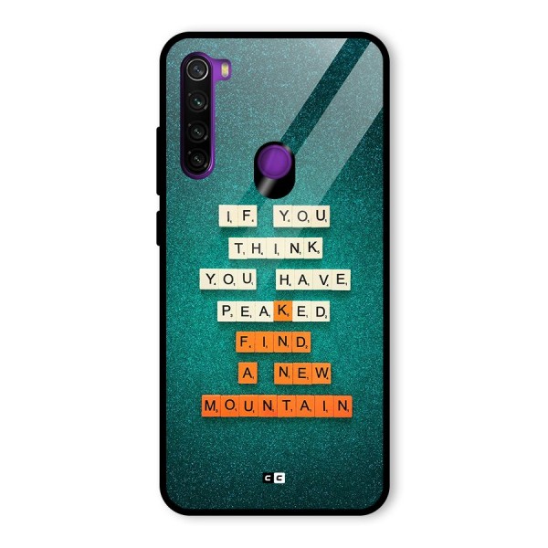 New Mountain Glass Back Case for Redmi Note 8