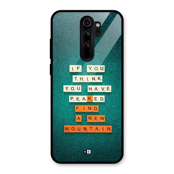New Mountain Glass Back Case for Redmi Note 8 Pro