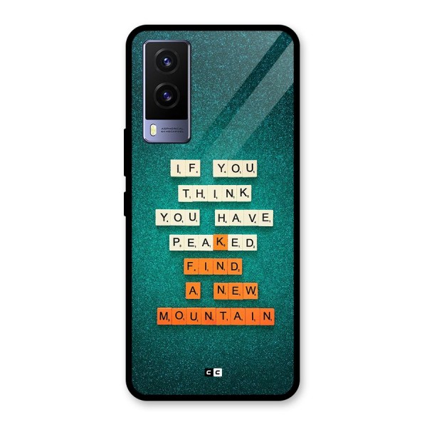 New Mountain Glass Back Case for Vivo V21e 5G