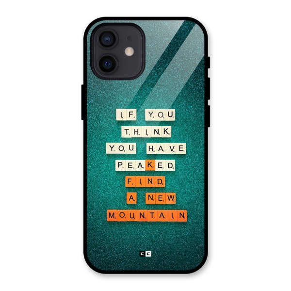 New Mountain Glass Back Case for iPhone 12