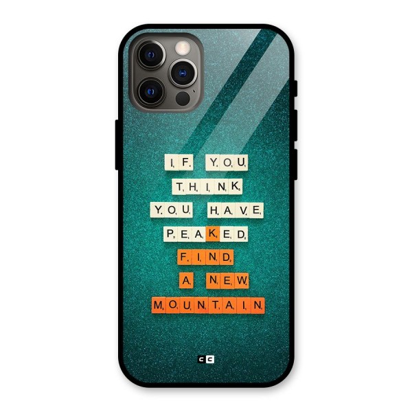 New Mountain Glass Back Case for iPhone 12 Pro