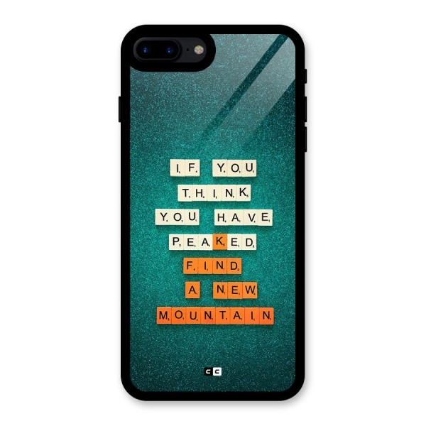 New Mountain Glass Back Case for iPhone 8 Plus