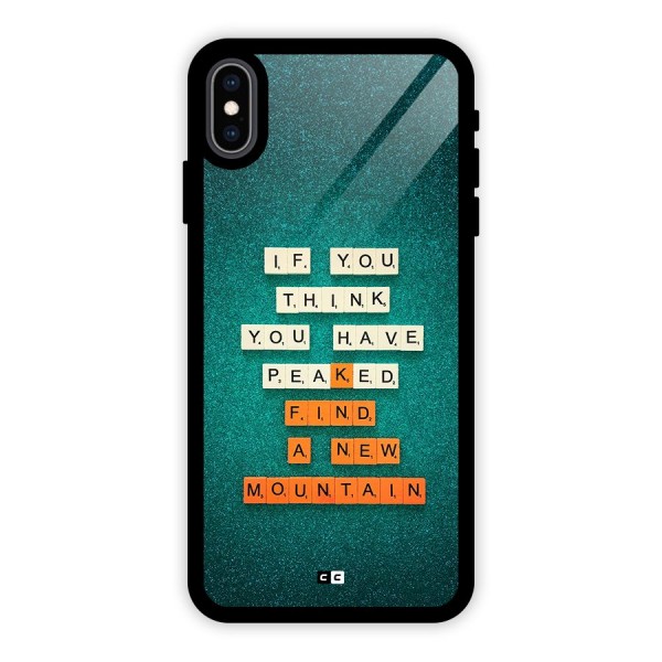 New Mountain Glass Back Case for iPhone XS Max