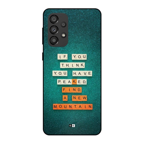 New Mountain Metal Back Case for Galaxy A33 5G