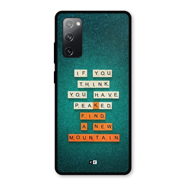 New Mountain Metal Back Case for Galaxy S20 FE 5G
