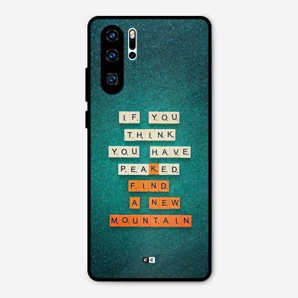 New Mountain Metal Back Case for Huawei P30 Pro