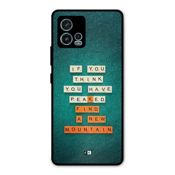 New Mountain Metal Back Case for Moto G72