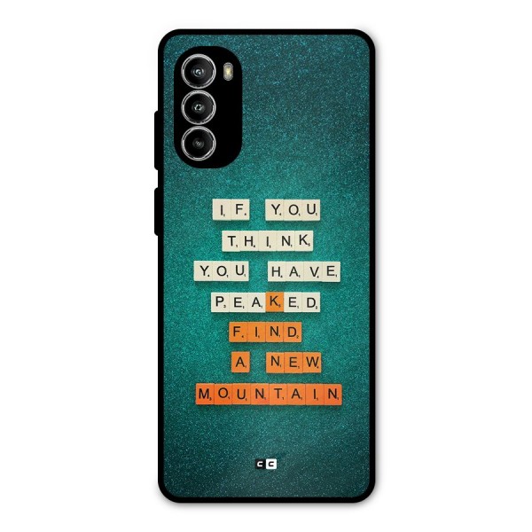 New Mountain Metal Back Case for Moto G82