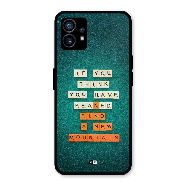 New Mountain Metal Back Case for Nothing Phone 1