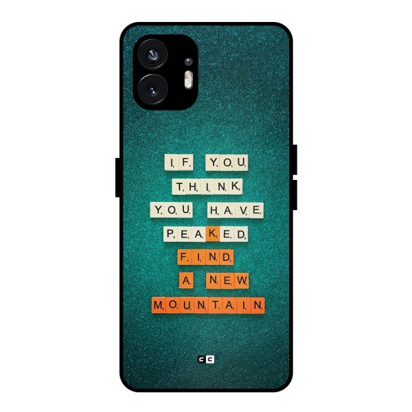 New Mountain Metal Back Case for Nothing Phone 2