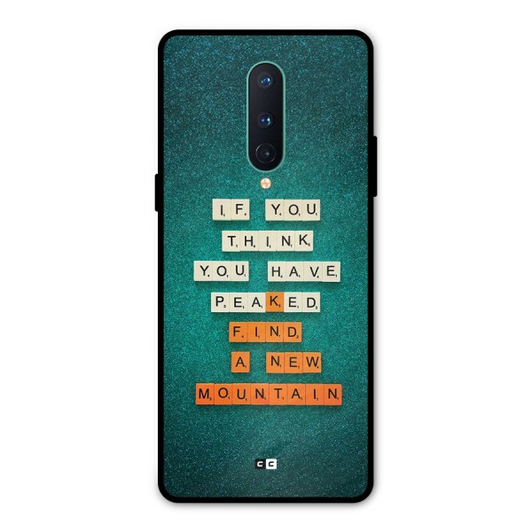 New Mountain Metal Back Case for OnePlus 8