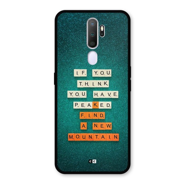 New Mountain Metal Back Case for Oppo A5 (2020)