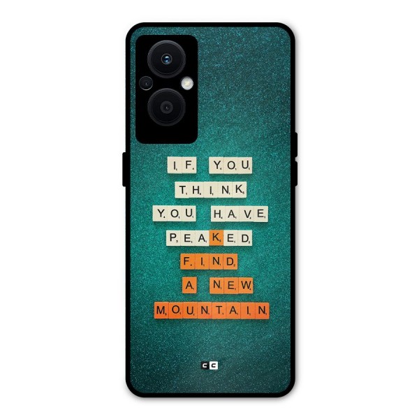 New Mountain Metal Back Case for Oppo F21s Pro 5G