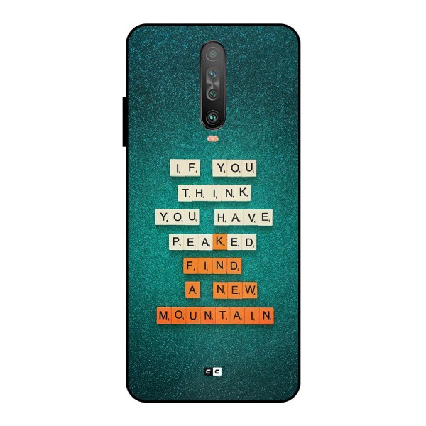 New Mountain Metal Back Case for Poco X2