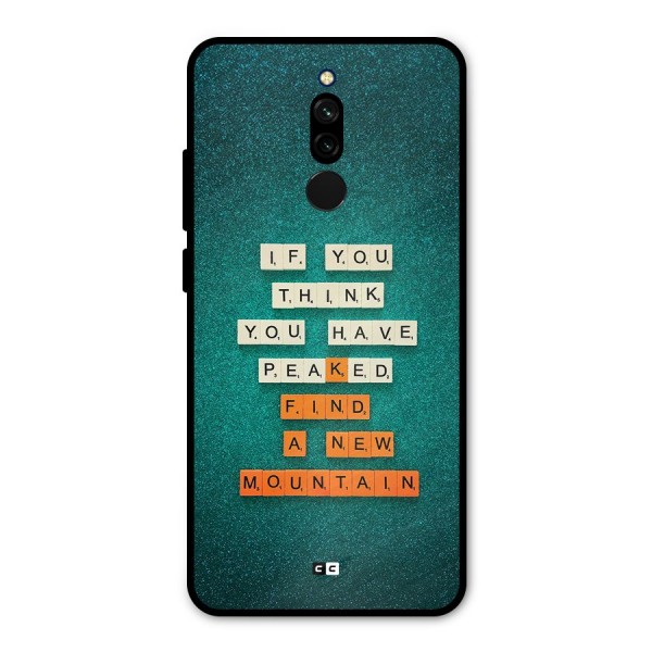 New Mountain Metal Back Case for Redmi 8