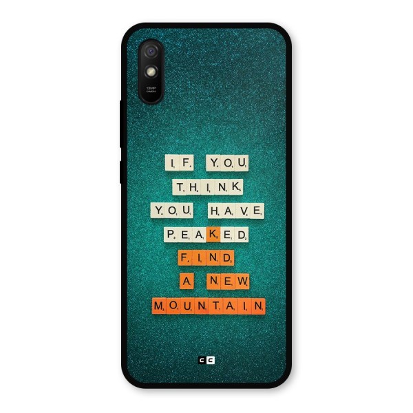 New Mountain Metal Back Case for Redmi 9a
