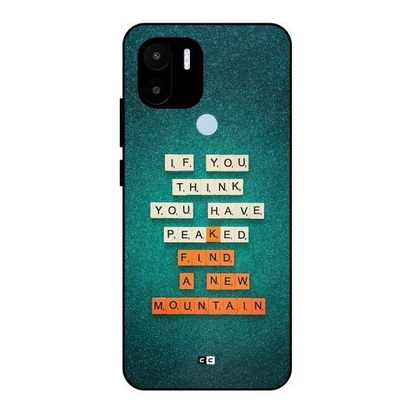 New Mountain Metal Back Case for Redmi A1 Plus