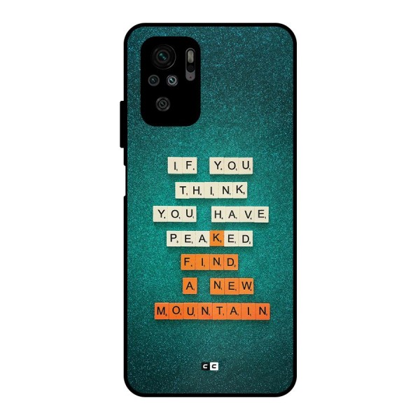 New Mountain Metal Back Case for Redmi Note 10