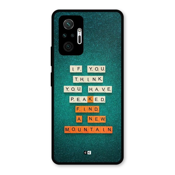 New Mountain Metal Back Case for Redmi Note 10 Pro