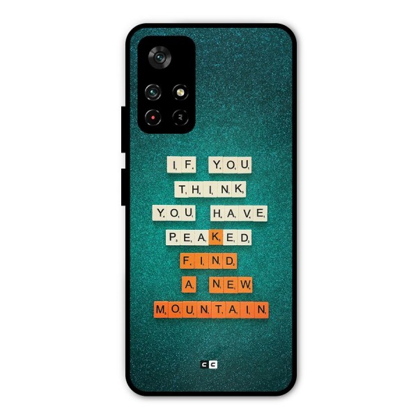New Mountain Metal Back Case for Redmi Note 11T 5G