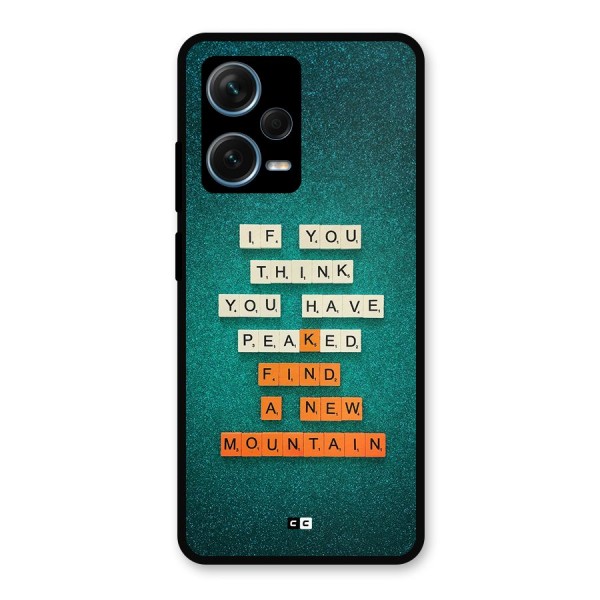 New Mountain Metal Back Case for Redmi Note 12 Pro Plus 5G
