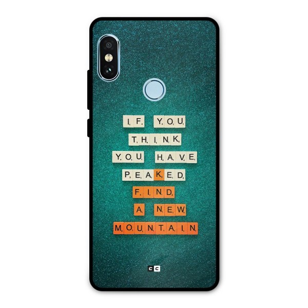 New Mountain Metal Back Case for Redmi Note 5 Pro