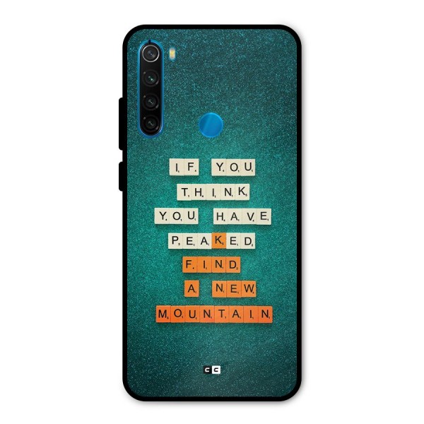 New Mountain Metal Back Case for Redmi Note 8