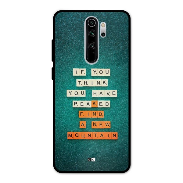 New Mountain Metal Back Case for Redmi Note 8 Pro
