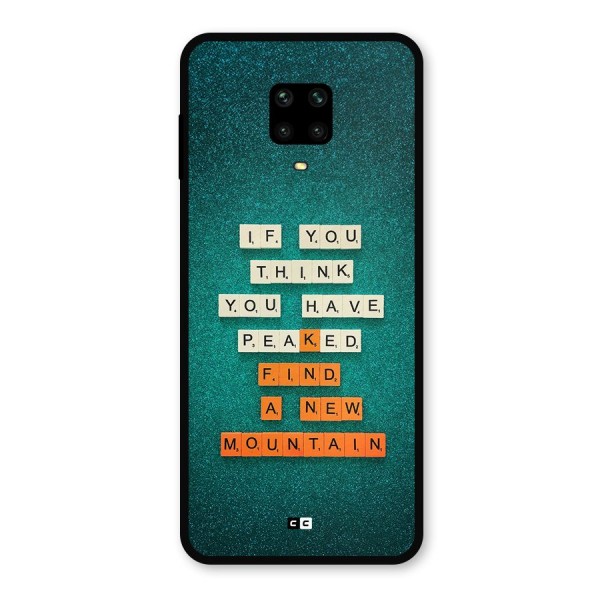 New Mountain Metal Back Case for Redmi Note 9 Pro Max