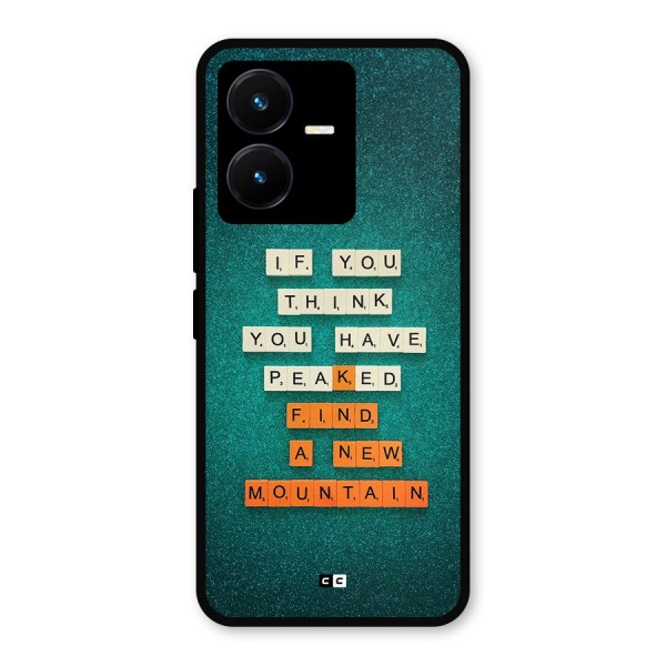 New Mountain Metal Back Case for Vivo Y22