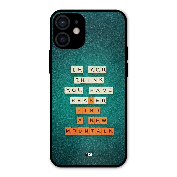New Mountain Metal Back Case for iPhone 12 Mini