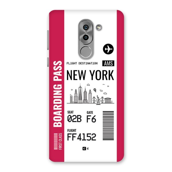 New York Boarding Pass Back Case for Honor 6X