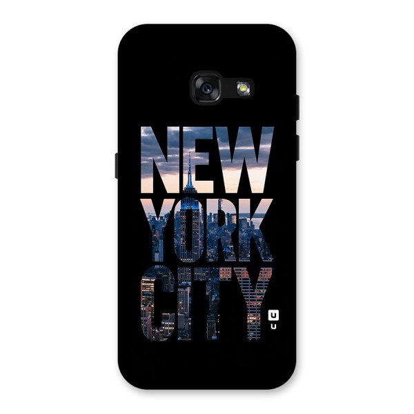New York City Back Case for Galaxy A3 (2017)