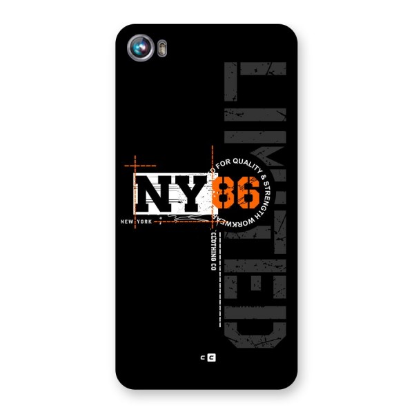 New York Limited Back Case for Canvas Fire 4 (A107)